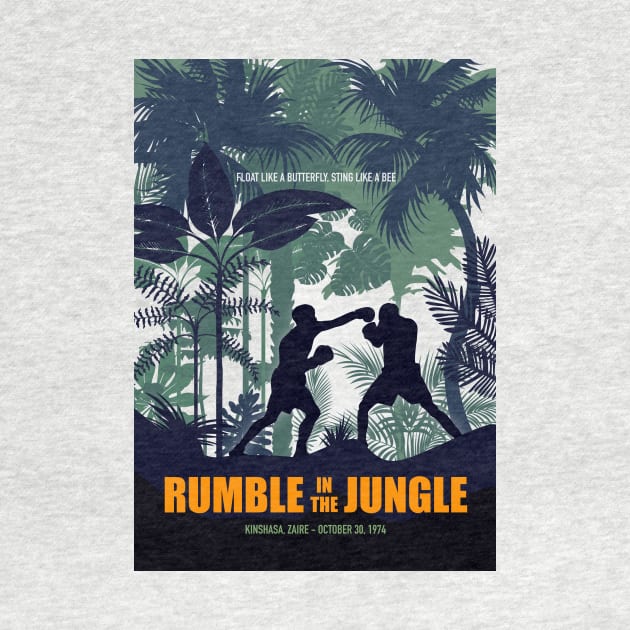 Rumble in the Jungle - Alternative Movie Poster by MoviePosterBoy